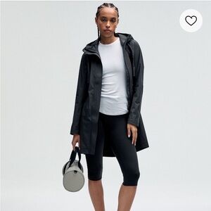 lululemon athletica Black Rebel Rain Jacket